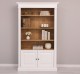 Bookcase with 2 doors, open shelf, Directoire Collection