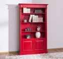 Bookcase with 2 doors, open shelf, Directoire Collection