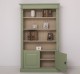 Bookcase with 2 doors, open shelf, Directoire Collection