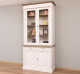 Wardrobe with 2 doors, 2 BAS drawers + 2 SUP glass doors, Directoire Collection