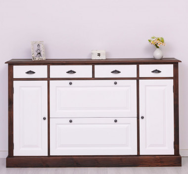 Hallway Chest of drawers 2 doors 6 drawers with rails - Corp_P083 / Doors and Drawers_P004 - DOUBLE