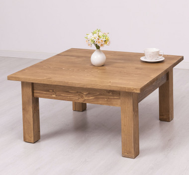 Coffee Table 90x90 - Color_P001 - Wax