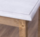 Table with oak top, dim. 140x70x78 - Top_P080 - Corp_P001 - DOUBLE COLOR