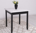 Table with oak top, dim. 80x80x78 - Color Top_P080 - Corp_P003 - DOUBLE COLOR