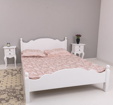 Alex bed 90x200, with 2 bedside tables - Color_P004 - PAINT