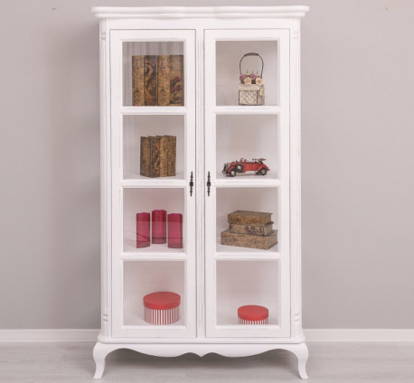 2-door display cabinet "Chic" - Color_P030++P004A - DOUBLE LAYER ANTIC