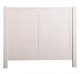 Bed headboard with shutter element, 160x126