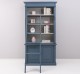 2-door BAS Bookcase + SUP open display case - Color Ext._P051 / Color Int._P077 - DOUBLE COLORED