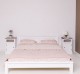 3 panel headboard bed 160x200+2 x Nightstand, Shutter Collection - Top P071 - P004 - DOUBLE COLOR