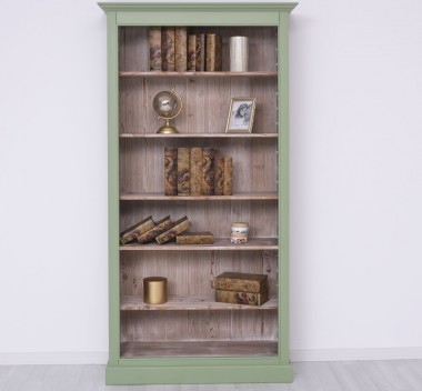 Bookcase 5 shelves - Color Ext._P054 / Color Int._P071 - DOUBLE COLORED