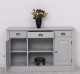 Chest of drawers with 2 doors, 3 drawers, open space - Color_P004++P075A - Double Layer Antic
