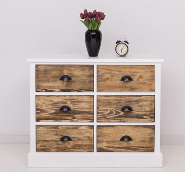 Chest of 6 drawers - Corp_P004 - Drawers_P064 - Double Color