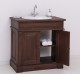 Bathroom cupboard 1 wash basin, without sink, oak