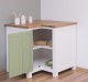 Corner furniture for kitchen 98x98x90cm, oak top