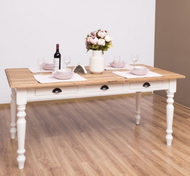 Dining table 180x90cm, oak top