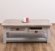 Coffee table with 2 drawers 120x65x45cm