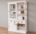 Buffet cabinet with four sliding doors and three drawers, 150 x 48 x 215 cm, MDF