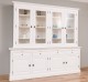 Buffet cabinet with eight doors and four drawers, 243 x 45 x 225 cm, MDF