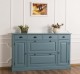 Hallway chest of drawers with 2 + 2 doors and 4 drawers