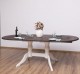 Oval table with 2 legs 160 / 230x120cm
