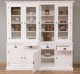 Buffet cabinet with eight doors and four drawers, 227 x 50 x 225 cm, MDF