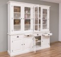 Buffet cabinet with eight doors and four drawers, 227 x 50 x 225 cm, MDF