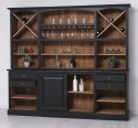Bar furniture with support for glasses and bottle holder BAS + SUP