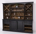 Bar furniture with support for glasses and bottle holder BAS + SUP